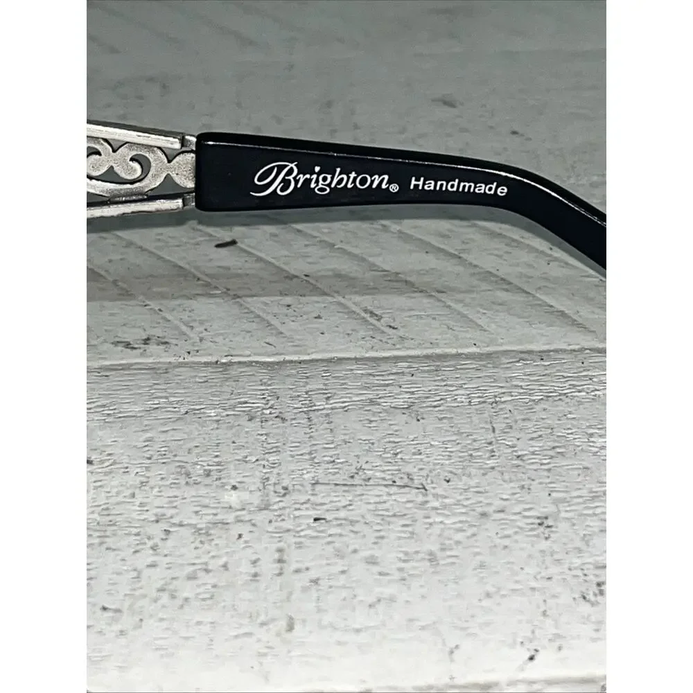 Brighton Contempo Oversize Sunglasses Silver Tone Embellished A11373-125